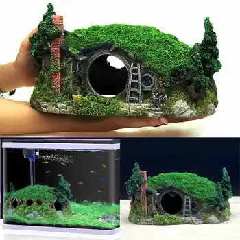 Resin Dwarf House Aquarium Feeding Box Fish Tank Ornament Decor Lizard Turtle Terrace Spider Hiding Box Pet Supplies
Resin Dwarf House Aquarium Feeding Box Fish Tank Ornament Decor Lizard Turtle Terrace Spider Hiding Box Pet Supplies