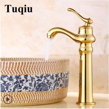 Basin Faucets Gold Finished sink Faucet Bathroom Faucet Hot and Cold Basin Mixer Tap Faucet Brass Sink Wash Crane
Basin Faucets Gold Finished sink Faucet Bathroom Faucet Hot and Cold Basin Mixer Tap Faucet Brass Sink Wash Crane