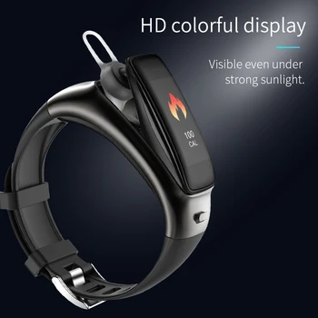 TB02 Bluetooth Headset Talk Smart band Heart Rate Monitor Sports Smart Watch Passometer Bracelet Fitness Tracker Wristband
TB02 Bluetooth Headset Talk Smart band Heart Rate Monitor Sports Smart Watch Passometer Bracelet Fitness Tracker Wristband