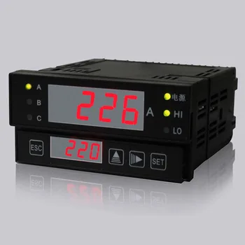 Three-phase over and under current, three-phase unbalanced phase-loss monitor HL-3B, 0 to 9999A, open-hole installation
Three-phase over and under current, three-phase unbalanced phase-loss monitor HL-3B, 0 to 9999A, open-hole installation