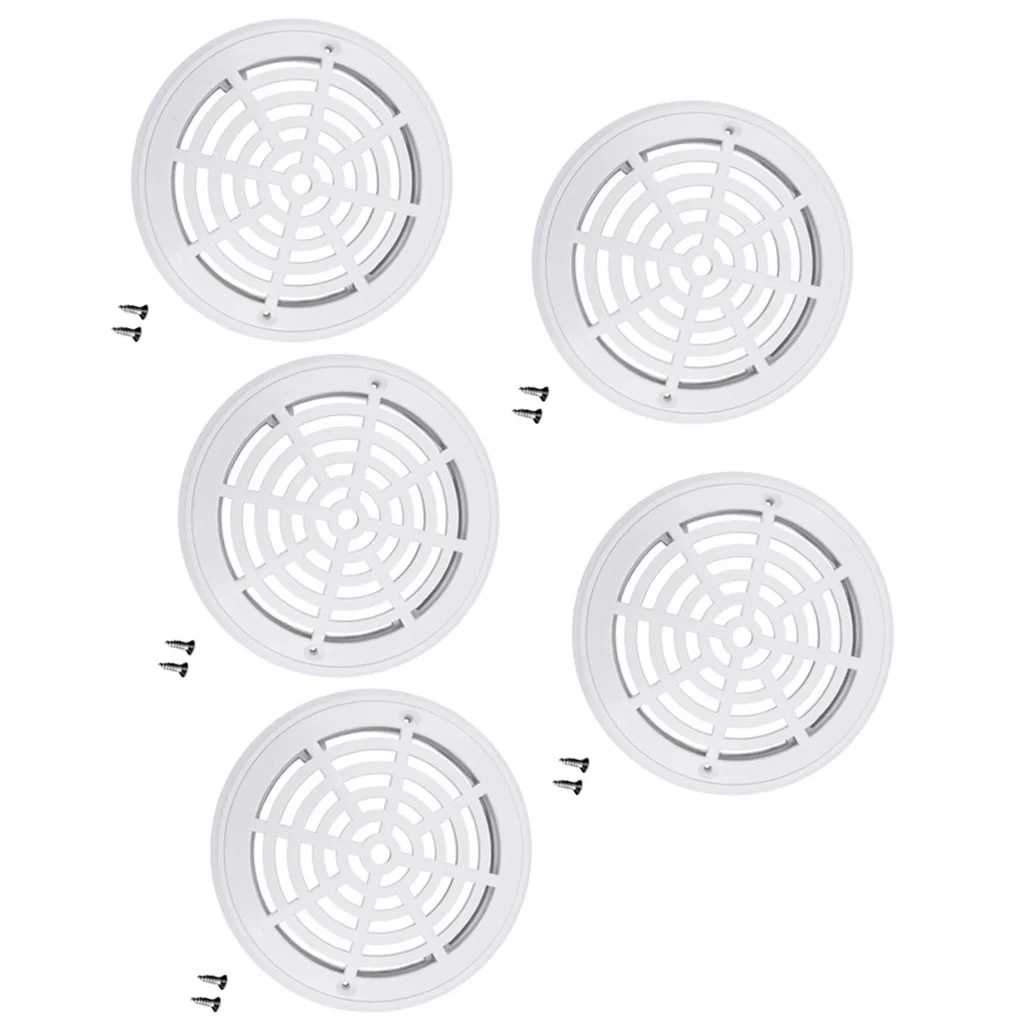 5 Piece Replacement Cover Main Drain with Screws Fit for in-Ground Swimming Pools Accessaries
5 Piece Replacement Cover Main Drain with Screws Fit for in-Ground Swimming Pools Accessaries
