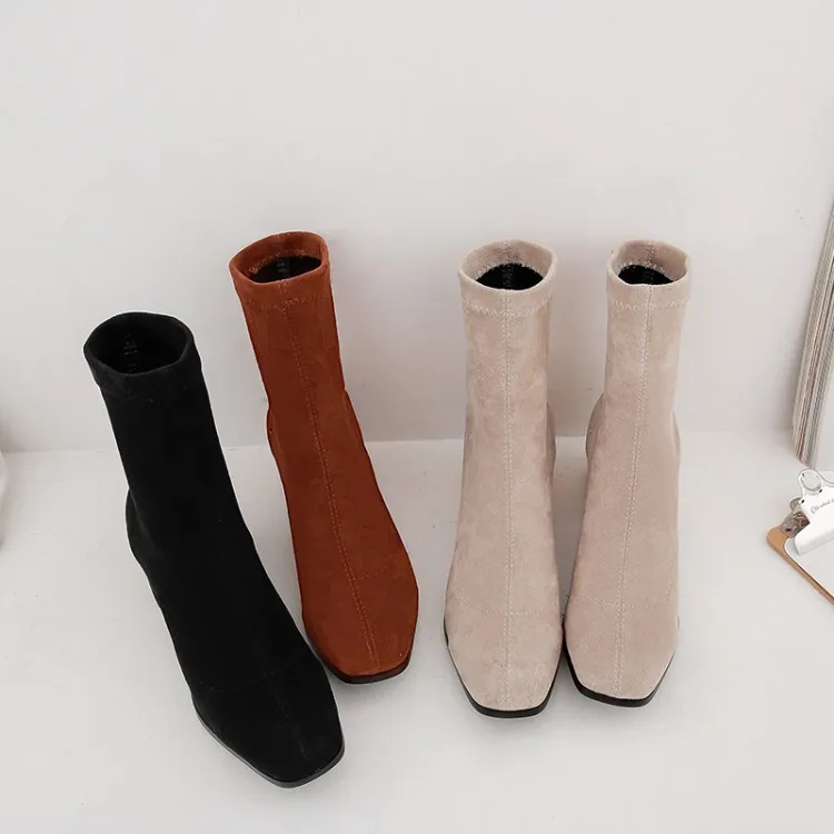 Big Size 9 10 11 12 boots women shoes ankle boots for women ladies boots shoes woman winter Square head solid color sleeve
Big Size 9 10 11 12 boots women shoes ankle boots for women ladies boots shoes woman winter Square head solid color sleeve