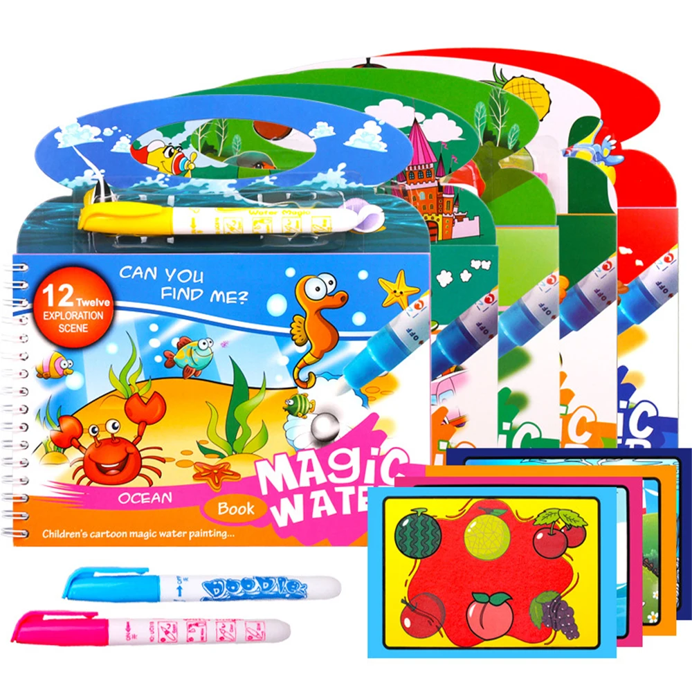 Drawing Book Coloring Book Doodle & Magic Pen Painting Drawing Toy Gift Painting Board for Kids Boys Girls Education
Drawing Book Coloring Book Doodle & Magic Pen Painting Drawing Toy Gift Painting Board for Kids Boys Girls Education