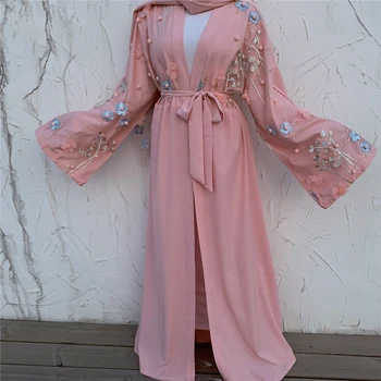 Ramadan Eid Mubarak Floral Pink Abaya Turkey Kimono Cardigan Robe Hijab Muslim Dress Women Caftan Dubai Kaftan Islamic Clothing
Ramadan Eid Mubarak Floral Pink Abaya Turkey Kimono Cardigan Robe Hijab Muslim Dress Women Caftan Dubai Kaftan Islamic Clothing