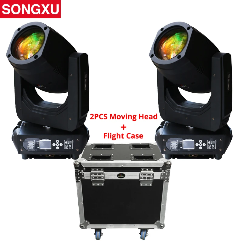 200W LED Spot Moving Head Light with Flight Case 2in1 for Disco Nightclub Wedding Stage Party Light/SX-MH200B | Освещение