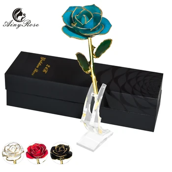 AINYROSE 11 inches long Stem 24K Foil Gold Rose Lasts Forever Love Wedding Decor Lover Lighting Rose
AINYROSE 11 inches long Stem 24K Foil Gold Rose Lasts Forever Love Wedding Decor Lover Lighting Rose