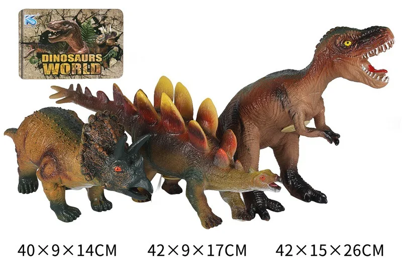 Boy Model Soft Silcone Vinyl Large Size Sound Making Dinosaur Toy T-Rex Triceratops Model Children Gift
Boy Model Soft Silcone Vinyl Large Size Sound Making Dinosaur Toy T-Rex Triceratops Model Children Gift