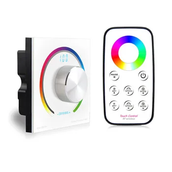 DC12V crystal glass panel digital display rotary RGB led controller manual with RF remote control
DC12V crystal glass panel digital display rotary RGB led controller manual with RF remote control