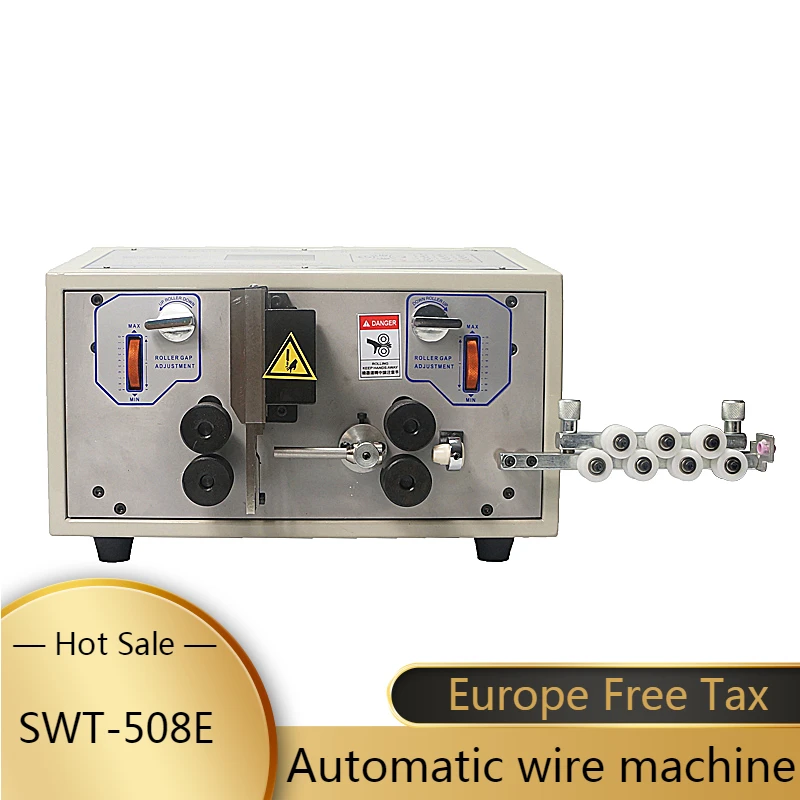 Automatic wire machine SWT-508E strip skinning cutting wire computer stripping machine
Automatic wire machine SWT-508E strip skinning cutting wire computer stripping machine