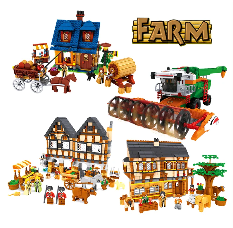 Фото Модель совместимая с фермерской серией деревенская жизнь деревенские модели