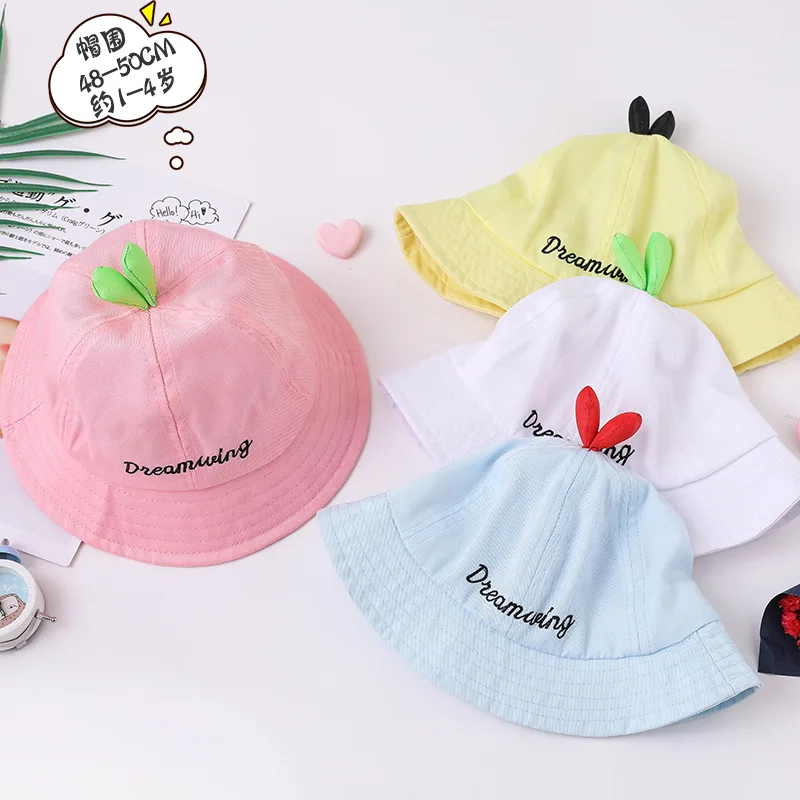 Children Baby Hat Summer New Style Bean Sprouts Thin College Style Bucket Hat Embroidered Letters Sun-resistant Fresh Bucket Hat
Children Baby Hat Summer New Style Bean Sprouts Thin College Style Bucket Hat Embroidered Letters Sun-resistant Fresh Bucket Hat