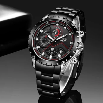 New LIGE Men Watch Top Brand Luxury Quartz Fashion Bussiness Watch Steel Waterproof Wrist Watch For Men Clock Relogio Masculino
New LIGE Men Watch Top Brand Luxury Quartz Fashion Bussiness Watch Steel Waterproof Wrist Watch For Men Clock Relogio Masculino