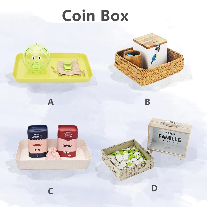 Piggy-Bank Montessori Materials Coin Box for Hand-Eye Coordination Exercises Toddler Early Educational Toys Sorting and Tossing
Piggy-Bank Montessori Materials Coin Box for Hand-Eye Coordination Exercises Toddler Early Educational Toys Sorting and Tossing