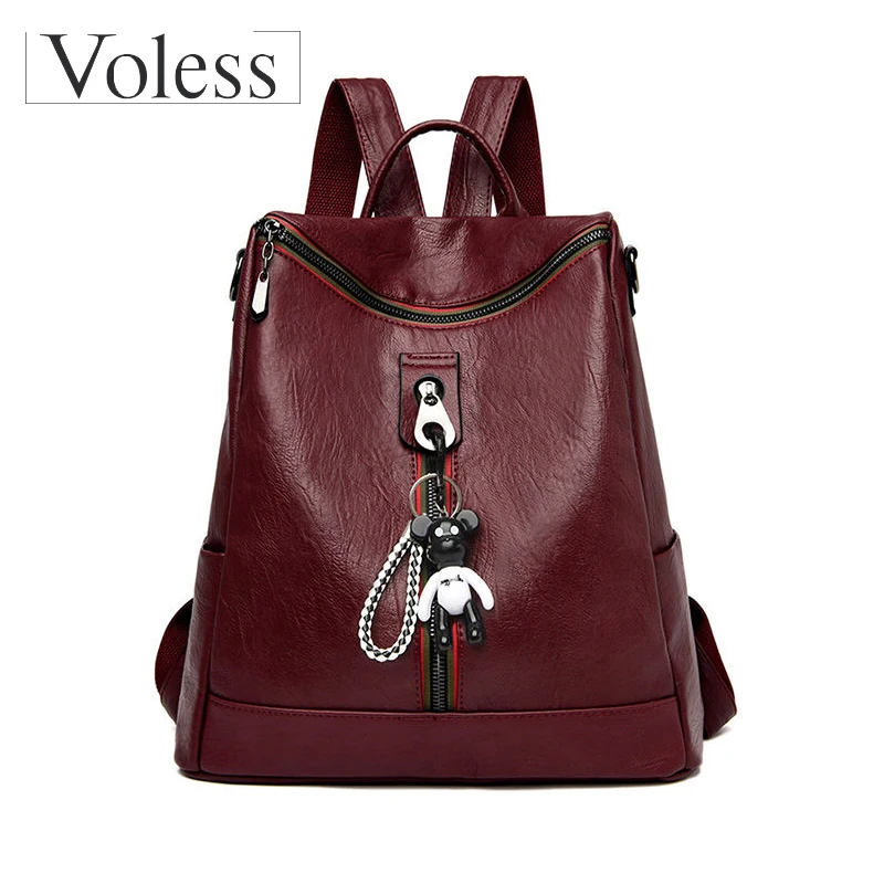 Retro Women Leather Backpacks 2019 High Quality Female Vintage Backpack Ladies Travel Shoulder Bags Girls Bags Mochilas Feminina
Retro Women Leather Backpacks 2019 High Quality Female Vintage Backpack Ladies Travel Shoulder Bags Girls Bags Mochilas Feminina