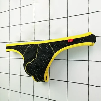 Men Sexy briefs Mesh Slim Elastic Briefs Breathable Underwear T-Back G-String male contrast Thong underpants
Men Sexy briefs Mesh Slim Elastic Briefs Breathable Underwear T-Back G-String male contrast Thong underpants