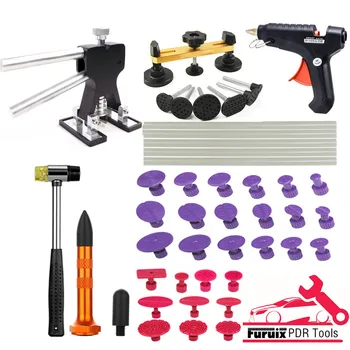 FURUIX PDR TOOLS DENT REPAIR FOR HAIL DAMAGE PAINTLESS DENT REMOVAL TOOLSKIT PULLER SET GLUE DENT LIFTER KIT