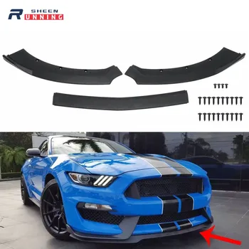 New 3pcs Car Front Bumper Splitter Lip Diffuser Chin Bumper Spoiler Body Kits For Ford For Mustang 2015 2016 2017
New 3pcs Car Front Bumper Splitter Lip Diffuser Chin Bumper Spoiler Body Kits For Ford For Mustang 2015 2016 2017