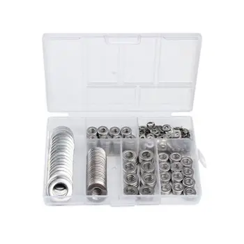 660Pcs/Box M3-M10 Stainless Steel Flat Washer Plain Gasket Spacers Fastener Kit
660Pcs/Box M3-M10 Stainless Steel Flat Washer Plain Gasket Spacers Fastener Kit