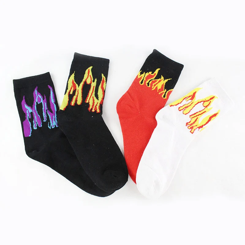 Hip Hop Hit Fashion Color On Fire Crew Socks Red Flame Blaze Power Torch Hot Warmth Street Skateboard Socks wowen socks
Hip Hop Hit Fashion Color On Fire Crew Socks Red Flame Blaze Power Torch Hot Warmth Street Skateboard Socks wowen socks