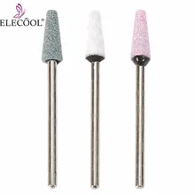 ELECOOL nouvelle tige 2.34mm tête de meulage foret à ongles outil d'art des ongles électrique manucure Machine accessoires Cutter lime à ongles(China)