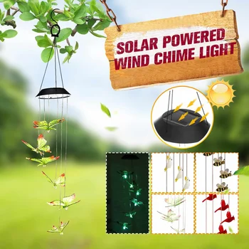 LED Lamp Color Changing LED Solar Wind Chime Butterfly Wind for Gardening Lighting Light Lamps Decoration Home Balcony Window
LED Lamp Color Changing LED Solar Wind Chime Butterfly Wind for Gardening Lighting Light Lamps Decoration Home Balcony Window