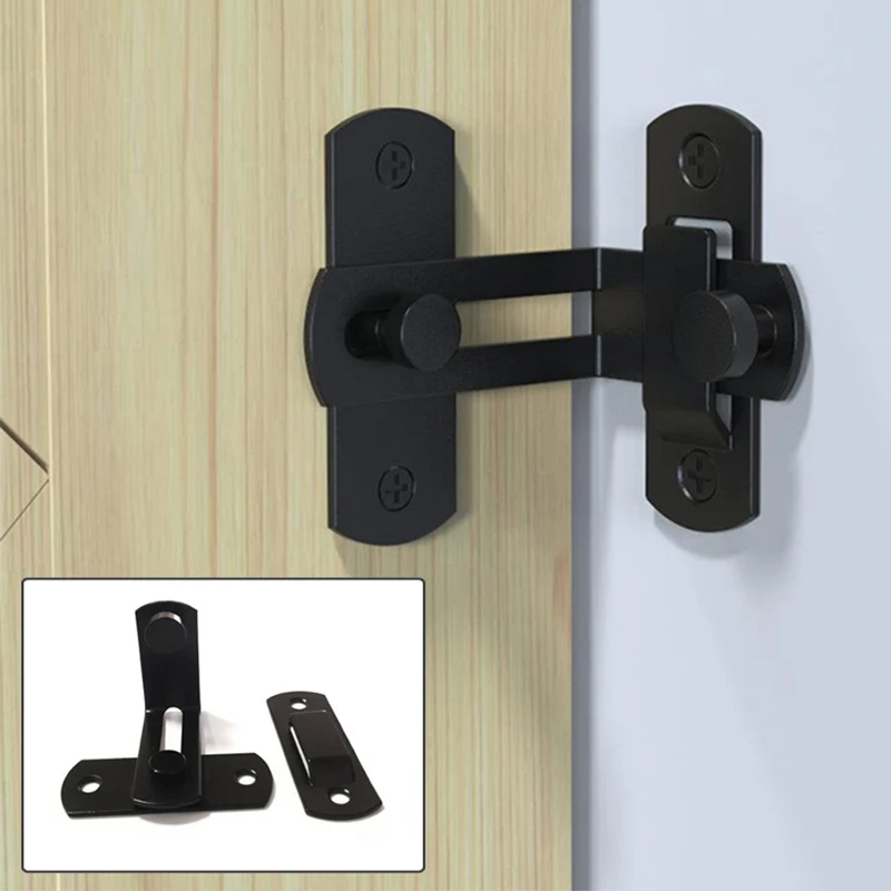 Barn Door Cast Metal Hook Latch Lock Texture Country Rustic Decoration Ornament