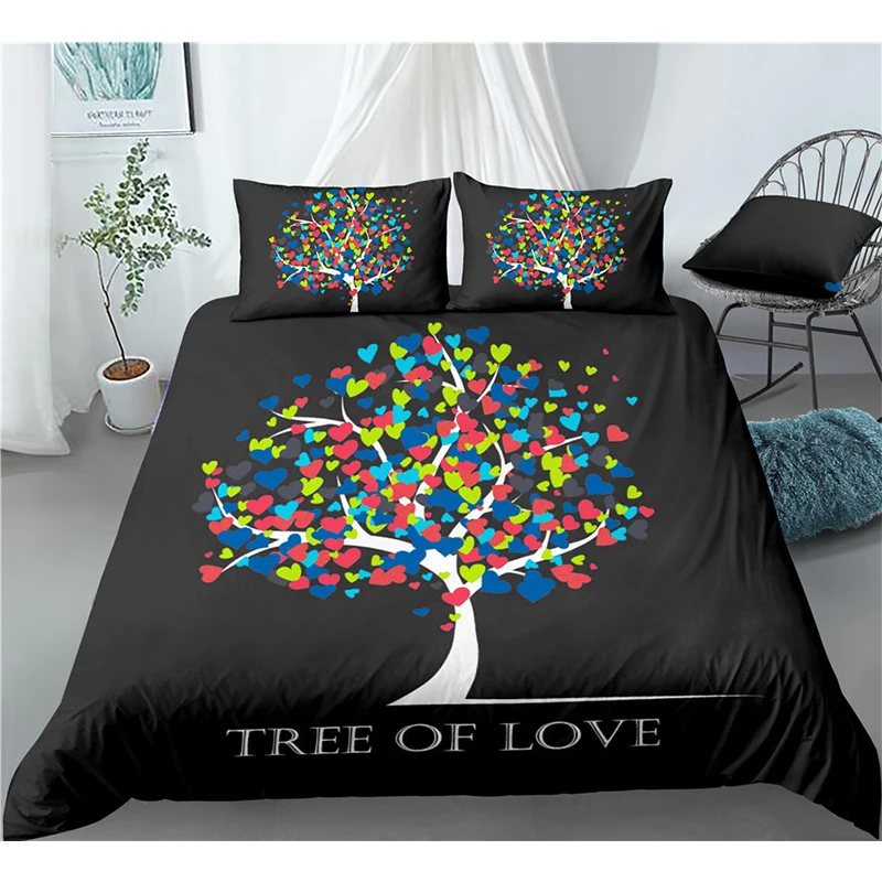 Cartoon World Tree Bedding Set Printed 2/3 Pcs Duvet Cover & Pillowcase Closure Single Double Full Queen King
Cartoon World Tree Bedding Set Printed 2/3 Pcs Duvet Cover & Pillowcase Closure Single Double Full Queen King