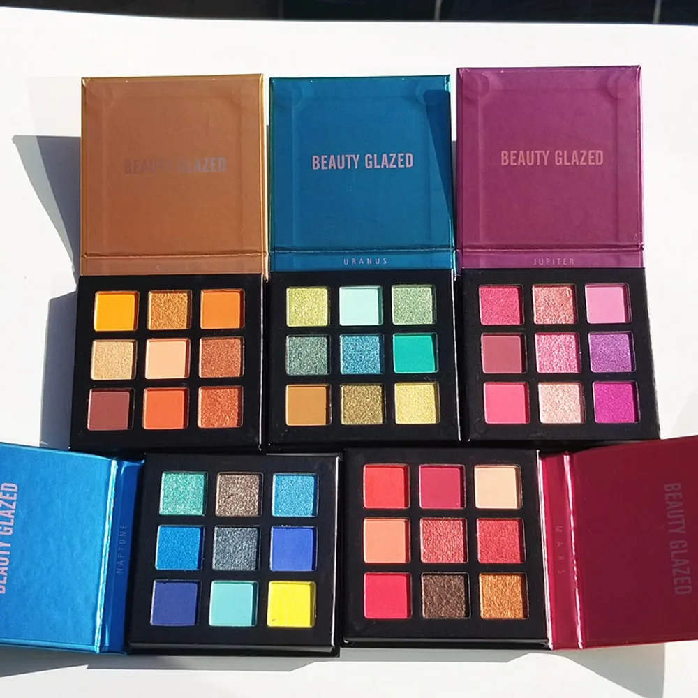 Makeup Eyeshadow Palette 9 Colors Bright Eye Shadow Make up brushes Palette Shimmer Eye Shadow maquillage
Makeup Eyeshadow Palette 9 Colors Bright Eye Shadow Make up brushes Palette Shimmer Eye Shadow maquillage