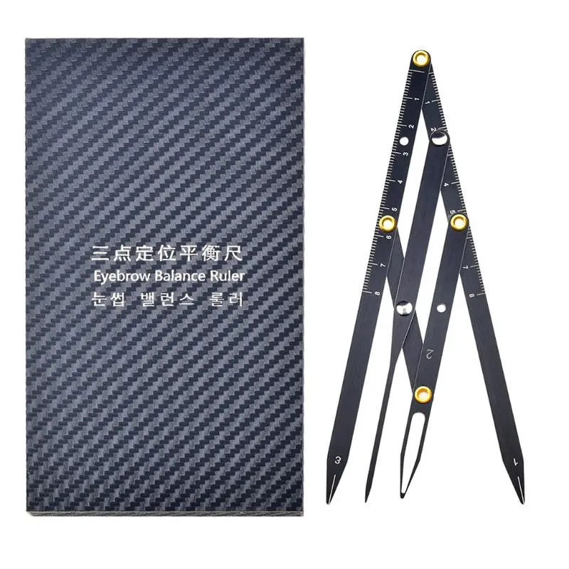 Stainless Steel Eyebrow Caliper Gold Ratio Divider Sliding Measuring Ruler Three-point Positioning Balance Rulers Stencil
Stainless Steel Eyebrow Caliper Gold Ratio Divider Sliding Measuring Ruler Three-point Positioning Balance Rulers Stencil