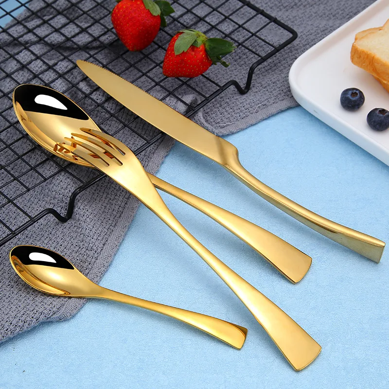 Spklifey Gold Cutlery Set Cutlery Stainless Steel Cutlery Set Dinnerware Set Gold Spoon Fork Spoon Kitchen Tableware
Spklifey Gold Cutlery Set Cutlery Stainless Steel Cutlery Set Dinnerware Set Gold Spoon Fork Spoon Kitchen Tableware