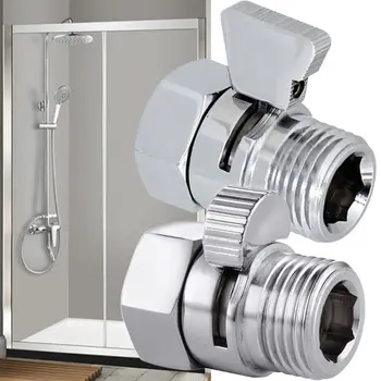 Solid Brass Water-Saver Connector Flow Control Shut OFF Valve for Hand Shower/Shower Head Accessories Newest
Solid Brass Water-Saver Connector Flow Control Shut OFF Valve for Hand Shower/Shower Head Accessories Newest
