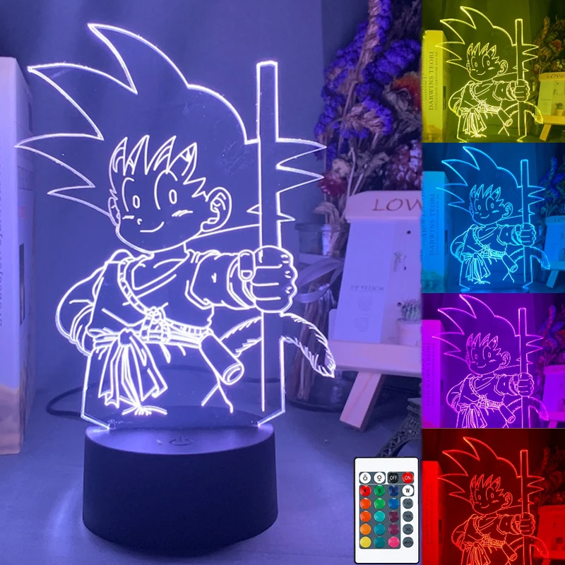 3D LED Night Light Goku Anime Series 16Color 3D Night Light Remote Control Table Lamp Toy Gift Children Home Decoration
3D LED Night Light Goku Anime Series 16Color 3D Night Light Remote Control Table Lamp Toy Gift Children Home Decoration