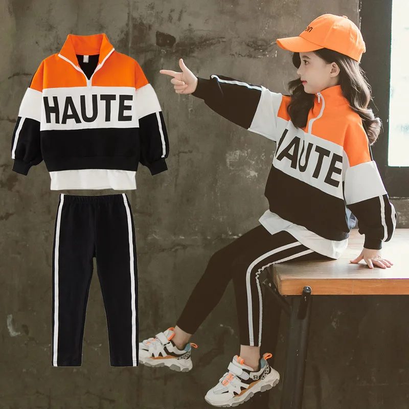 Girls Autumn Set 2020 New Style Big Boy Autumn Clothing Children Fashion Western Style Sports Two-Piece Set Spring And Autumn
Girls Autumn Set 2020 New Style Big Boy Autumn Clothing Children Fashion Western Style Sports Two-Piece Set Spring And Autumn