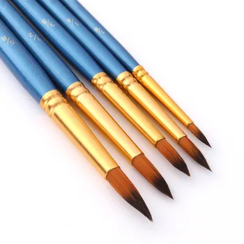 5Pcs Paint Brushes Set Nylon Hair Painting Brush Short Rod For Oil Acrylic Brush Watercolor Brushes Professional Art Supplies 
5Pcs Paint Brushes Set Nylon Hair Painting Brush Short Rod For Oil Acrylic Brush Watercolor Brushes Professional Art Supplies