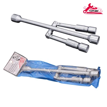 Universal Folding Lug Wrench Cross 180° Folding Tire Wrench 4 Way Car Wheel Nut Tyre Repair Tool For 17-23MM
Universal Folding Lug Wrench Cross 180° Folding Tire Wrench 4 Way Car Wheel Nut Tyre Repair Tool For 17-23MM