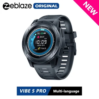 Zeblaze VIBE 5 PRO Color Touch Display Smartwatch Heart Rate Multi-sports Tracking Smartphone With Notifications WR IP67 Watch
Zeblaze VIBE 5 PRO Color Touch Display Smartwatch Heart Rate Multi-sports Tracking Smartphone With Notifications WR IP67 Watch
