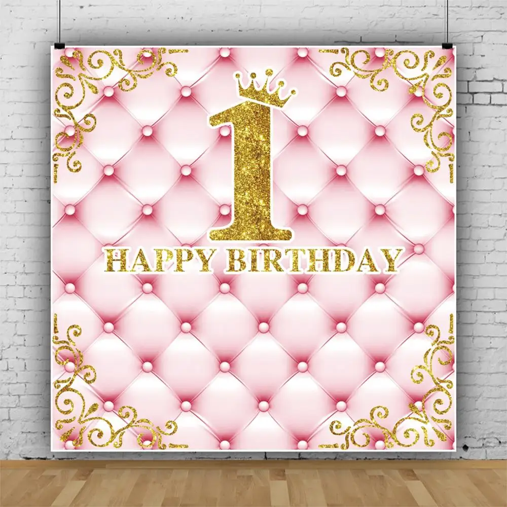 Laeacco 1st 2nd 3rd Baby Birthday Party Backdrops Pink Headboard Golden Crown Child Photographic Background For Photo Studio
Laeacco 1st 2nd 3rd Baby Birthday Party Backdrops Pink Headboard Golden Crown Child Photographic Background For Photo Studio