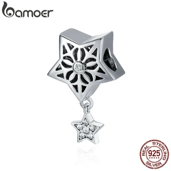 BAMOER Genuine 100% 925 Sterling Silver Star Of Snow Country Charm Pendant fit Women Charm Bracelet & Necklaces jewelry SCC371
BAMOER Genuine 100% 925 Sterling Silver Star Of Snow Country Charm Pendant fit Women Charm Bracelet & Necklaces jewelry SCC371