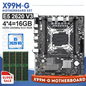 LGA 2011 V3 Motherboard set X99 With 4*4GB DDR4 2400Mhz REG ECC Memory and 2620 V3 CPU SATA 3.0 Support M.2 NVME SSD USB 3.0
LGA 2011 V3 Motherboard set X99 With 4*4GB DDR4 2400Mhz REG ECC Memory and 2620 V3 CPU SATA 3.0 Support M.2 NVME SSD USB 3.0