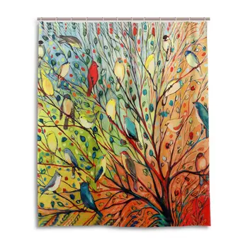 Decor Shower Curtain Tree Pattern Print 100% Polyester Fabric Shower Curtain 60 x 72 Inches for Home Bathroom Decorative Shower
Decor Shower Curtain Tree Pattern Print 100% Polyester Fabric Shower Curtain 60 x 72 Inches for Home Bathroom Decorative Shower