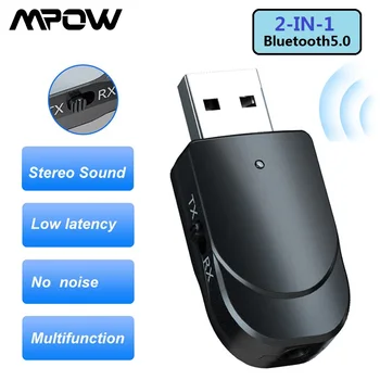 Mini 2-In-1 Bluetooth 5.0 Audio Transmitter Receiver 3.5mm AUX Portable Wireless Stereo Bluetooth Adapter Dongle For PC TV Home
Mini 2-In-1 Bluetooth 5.0 Audio Transmitter Receiver 3.5mm AUX Portable Wireless Stereo Bluetooth Adapter Dongle For PC TV Home