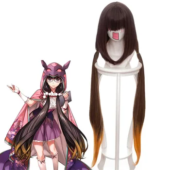 

Fate/Grand Order FGO Scathach Wig Cosplay Costumes Fate/Grand Order Osakabehime Double ponytail gradient long hair Wig Cosplay