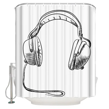 Headset Shower Curtain Bathroom Decor Fabric Shower Curtain Farmhouse Decor
Headset Shower Curtain Bathroom Decor Fabric Shower Curtain Farmhouse Decor