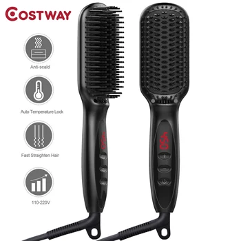 Costway Man&Woman Styling Comb Curling&Straightening Portable Multifunction Massage Perm Beard Comb Ceramic Hair Straightener
Costway Man&Woman Styling Comb Curling&Straightening Portable Multifunction Massage Perm Beard Comb Ceramic Hair Straightener