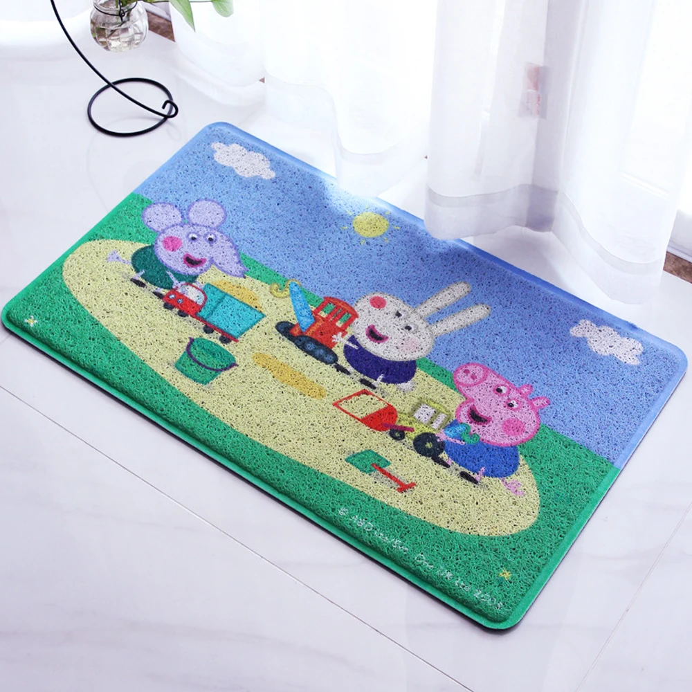 Peppa Pig 12 style Cartoon Household Wire loop carpet rugs for Bedroom Door Bathroom Slip-proof Cushion Water-absorbing Footpad
Peppa Pig 12 style Cartoon Household Wire loop carpet rugs for Bedroom Door Bathroom Slip-proof Cushion Water-absorbing Footpad
