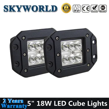 2pcs 5inch LED Work Light Bar 18W Flush Mount Running Lights For Car Truck Ford 4X4 Offroad Waterproof Led Cube Extra Fog Light
2pcs 5inch LED Work Light Bar 18W Flush Mount Running Lights For Car Truck Ford 4X4 Offroad Waterproof Led Cube Extra Fog Light