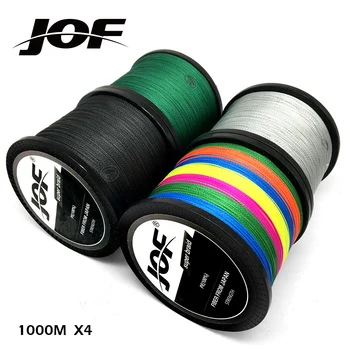 JOF PE Braided Fishing Line Multifilament 1000M 4 Strands Cord Carp Fishing Lines For Saltwater 10 12 18 28 35 40 50 60 80 LB
JOF PE Braided Fishing Line Multifilament 1000M 4 Strands Cord Carp Fishing Lines For Saltwater 10 12 18 28 35 40 50 60 80 LB