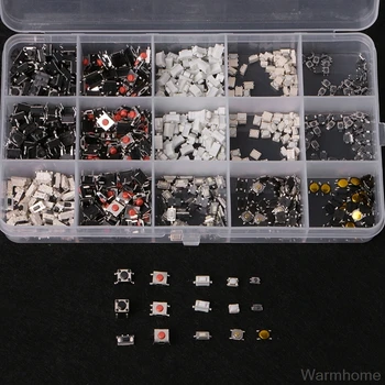 750 Pcs 15 Value Tactile Push Button Switch Micro Switch Momentary Assortment Kit S16 20 Dropshipping
750 Pcs 15 Value Tactile Push Button Switch Micro Switch Momentary Assortment Kit S16 20 Dropshipping