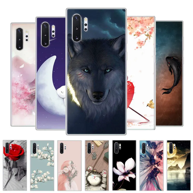 For Samsung Note 10 Case Silicone Wolf flowers Soft Case For Samsung Galaxy Note 10 Plus 5G Housing Note10+ Pro TPU Back Covers
For Samsung Note 10 Case Silicone Wolf flowers Soft Case For Samsung Galaxy Note 10 Plus 5G Housing Note10+ Pro TPU Back Covers