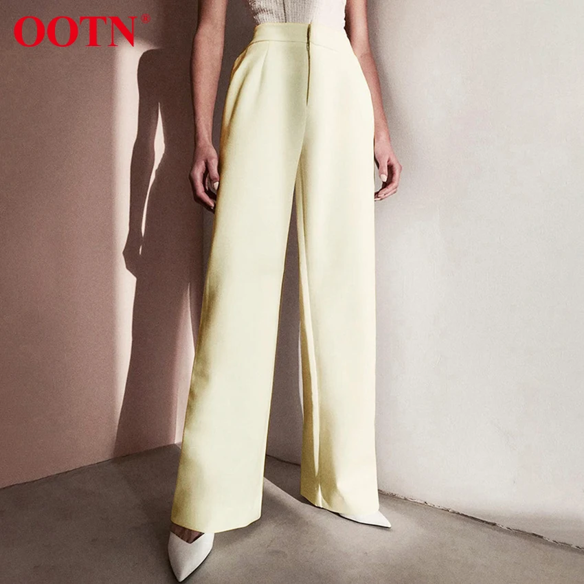 OOTN Yellow Office Work Palazzo Pants Ladies High Waist Women Wide Leg Pants Casual Loose Black Trouser Female 2020 Spring Femme
OOTN Yellow Office Work Palazzo Pants Ladies High Waist Women Wide Leg Pants Casual Loose Black Trouser Female 2020 Spring Femme
